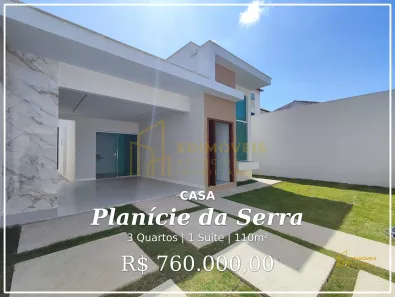 Casa com 3 Quartos à venda, 110m² no Planície da Serra, Serra