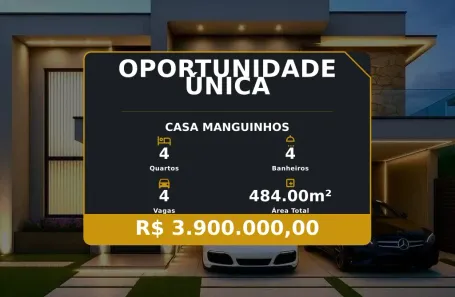 Casa com 4 Quartos à venda, 484m² no Manguinhos, Serra
