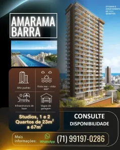 Apartamento com 1 Quarto à venda, 23m² no Barra, Salvador