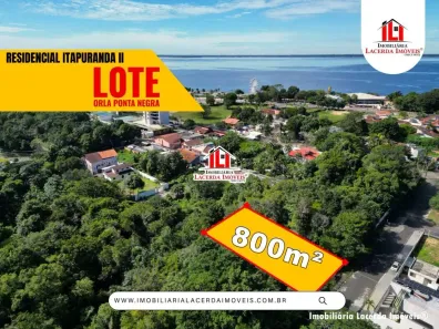 Lote/Terreno com 1 Quarto à venda, 800m² no Ponta Negra, Manaus