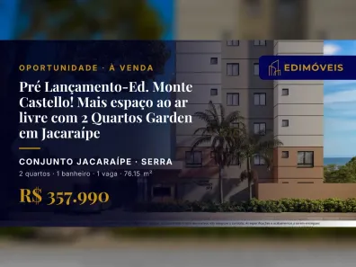 Apartamento com 2 Quartos à venda, 76m² no Conjunto Jacaraípe, Serra