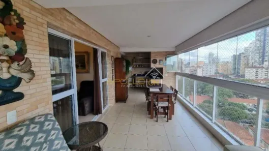 Apartamento com 3 Quartos à venda, 132m² no Gonzaga, Santos