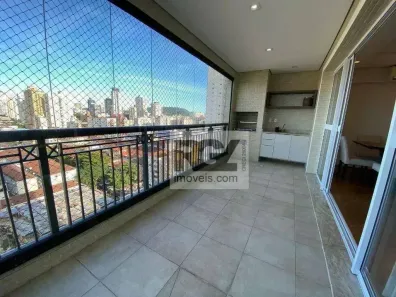 Apartamento com 3 Quartos para alugar, 150m² no Embaré, Santos