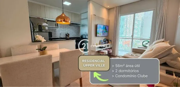 Apartamento com 2 Quartos à venda, 56m² no Votupoca, Barueri