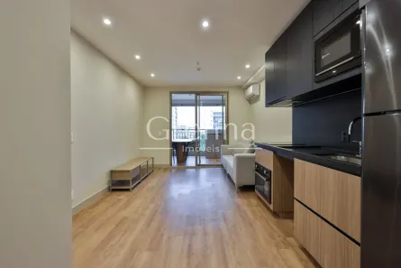 Apartamento com 1 Quarto para alugar, 44m² no Indianópolis, São Paulo