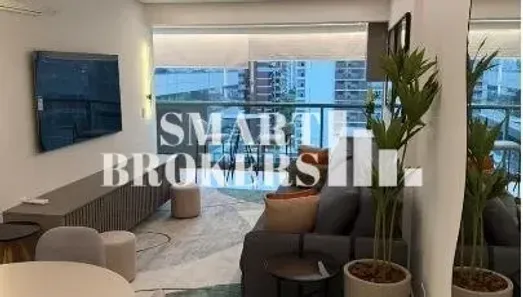 Apartamento com 1 Quarto para alugar, 53m² no Indianópolis, São Paulo