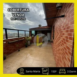 Cobertura com 3 Quartos à venda, 150m² no Santa Maria, São Caetano do Sul