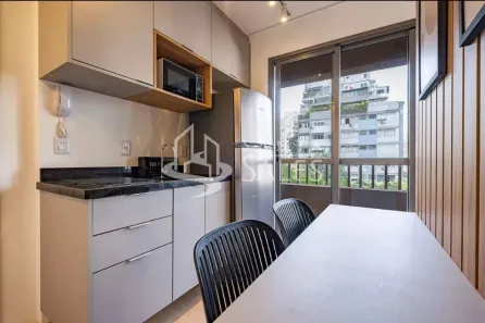 Kitnet com 1 Quarto para alugar, 26m² no Jardim Paulista, São Paulo