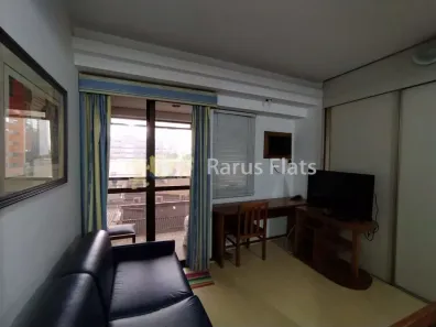 Flat com 1 Quarto para alugar, 38m² no Moema, São Paulo
