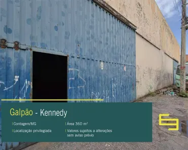 Galpão/Depósito/Armazém para alugar, 360m² no Kennedy, Contagem