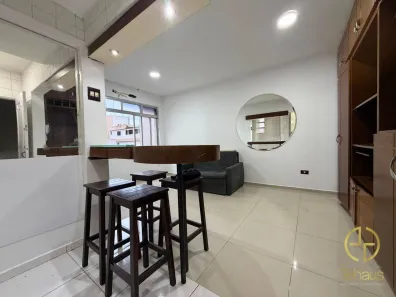 Kitnet com 1 Quarto à venda, 26m² no Boqueirão, Santos