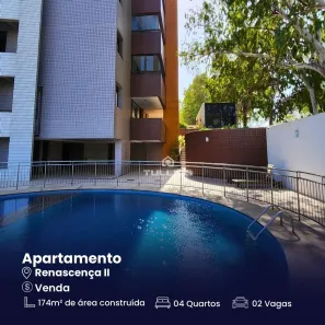 Apartamento com 4 Quartos à venda, 174m² no Recanto dos Vinhais, São Luís