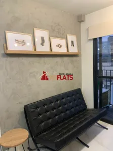 Apartamento com 1 Quarto para alugar, 27m² no Pinheiros, São Paulo