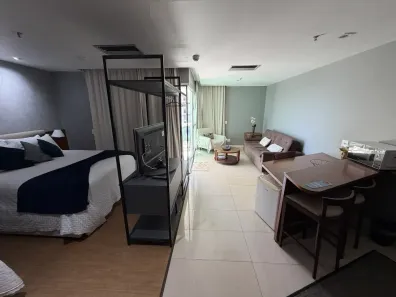 Flat com 1 Quarto para venda ou aluguel, 50m² no Barra da Tijuca, Rio de Janeiro