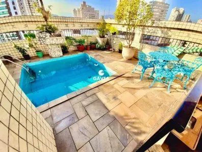 Cobertura com 3 Quartos à venda, 330m² no Pompéia, Santos