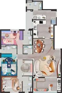 Apartamento com 4 Quartos à venda, 118m² no Jardim Guarulhos, Guarulhos