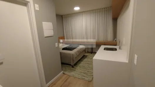 Apartamento com 1 Quarto para alugar, 21m² no Santo Amaro, São Paulo