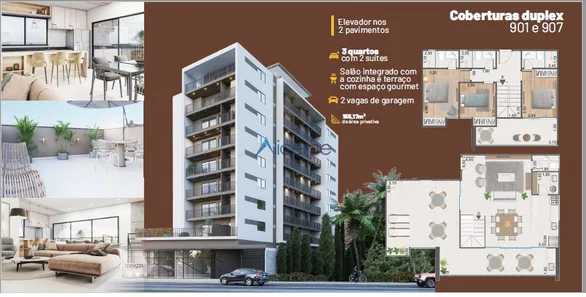 Cobertura com 3 Quartos à venda, 156m² no São Pedro, Juiz de Fora