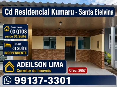 Casa com 3 Quartos à venda, 76m² no Santa Etelvina, Manaus