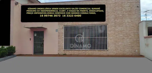 Imóvel Comercial à venda, 224m² no Jardim Sumaré, Ribeirão Preto