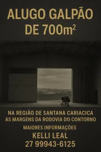 Galpão/Depósito/Armazém com 1 Quarto para alugar, 700m² no Santana, Cariacica