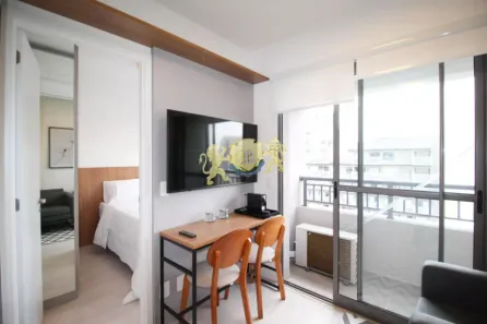 Flat com 1 Quarto para alugar, 24m² no Vila Nova Conceição, São Paulo