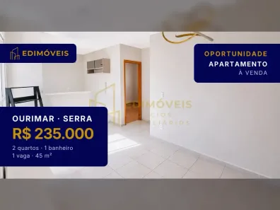 Apartamento com 2 Quartos à venda, 45m² no Ourimar, Serra