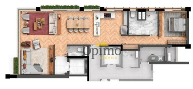 Apartamento com 1 Quarto à venda, 105m² no Itaim Bibi, São Paulo
