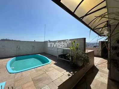 Cobertura com 4 Quartos à venda, 444m² no Gonzaga, Santos