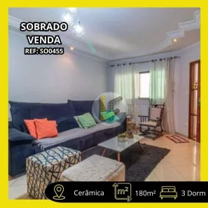 Sobrado com 3 Quartos à venda, 180m² no Cerâmica, São Caetano do Sul