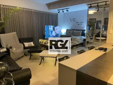 Apartamento com 1 Quarto para venda ou aluguel, 54m² no Gonzaga, Santos