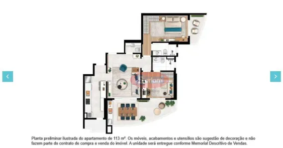 Apartamento com 2 Quartos à venda, 113m² no Ponta da Praia, Santos