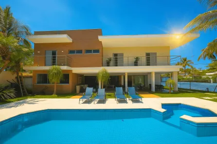 Casa de Condomínio com 6 Quartos à venda, 589m² no Jardim Acapulco, Guarujá