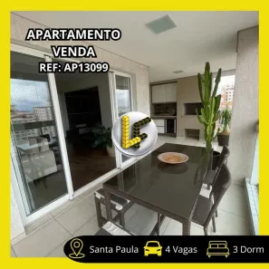 Apartamento com 3 Quartos à venda, 262m² no Santa Paula, São Caetano do Sul