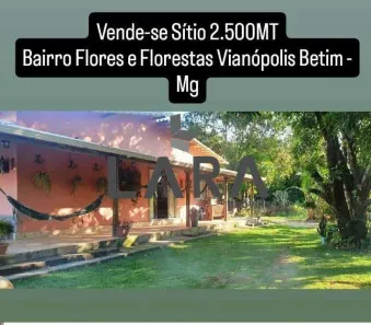 Fazenda/Sítio com 4 Quartos à venda, 2500m² no Flores e Florestas, Betim