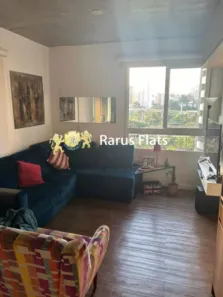 Apartamento com 1 Quarto para alugar, 63m² no Cidade Monções, São Paulo