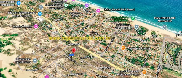 Lote/Terreno à venda, 894m² no Porto das Dunas, Aquiraz