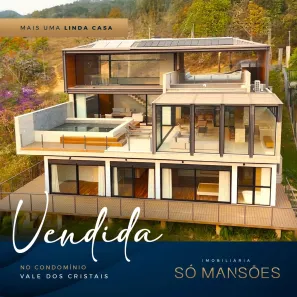 Casa de Condomínio com 4 Quartos à venda, 1726m² no Vale dos Cristais, Nova Lima