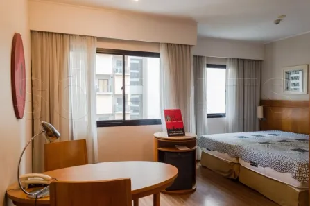Flat com 1 Quarto à venda, 27m² no Indianópolis, São Paulo