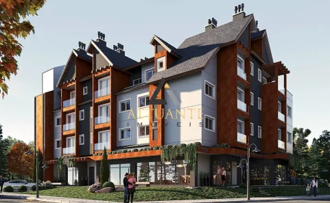 Apartamento com 1 Quarto à venda, 57m² no Dutra, Gramado