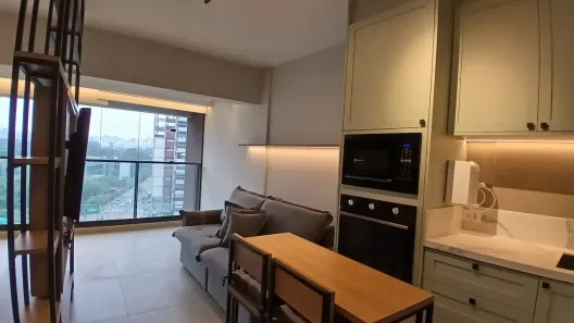 Apartamento com 1 Quarto para alugar, 37m² no Indianópolis, São Paulo