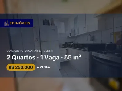 Apartamento com 2 Quartos à venda, 55m² no Conjunto Jacaraípe, Serra