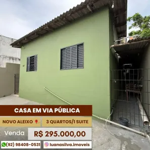 Casa com 3 Quartos à venda, 90m² no Novo Aleixo, Manaus