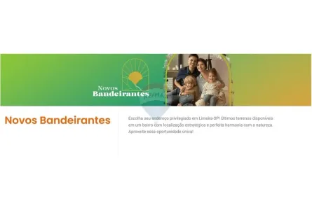 Lote/Terreno à venda, 250m² no Novos Bandeirantes, Limeira