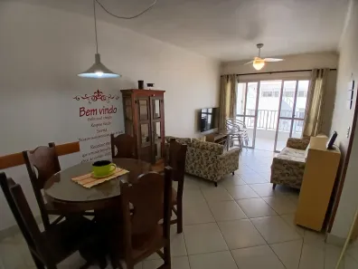 Apartamento com 2 Quartos para alugar, 84m² no Vila Alzira, Guarujá