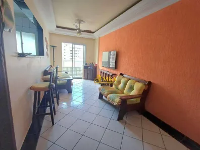 Apartamento com 2 Quartos para alugar, 80m² no Guilhermina, Praia Grande