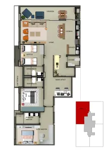 Cobertura com 3 Quartos à venda, 289m² no Jardim dos Estados, Campo Grande