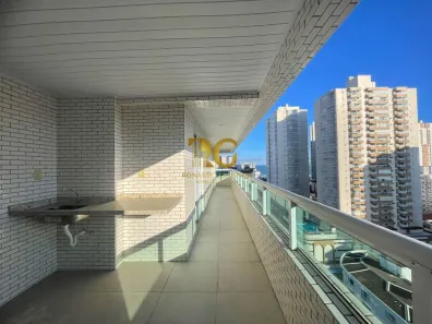Apartamento com 3 Quartos para alugar, 121m² no Boqueirão, Praia Grande