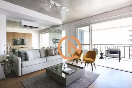 Apartamento com 1 Quarto à venda, 68m² no Cidade Monções, São Paulo