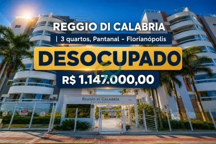 Apartamento com 3 Quartos à venda, 92m² no Pantanal, Florianópolis